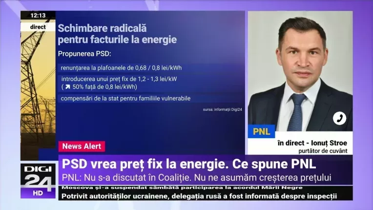 Ionut Stroe: In Coalitie nu s-a discutat acest lucru. PNL nu isi asuma o crestere a acestui pret
