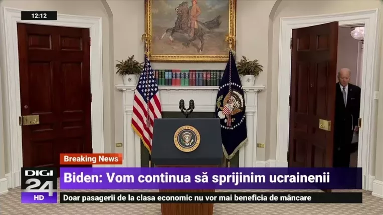 Joe Biden: Vom continua sa sprijinim ucrainenii in lupta lor pentru a-si apara patria