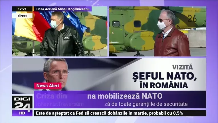 Klaus Iohannis: Romania este foarte bine aparata si are toate garantiile de securitate