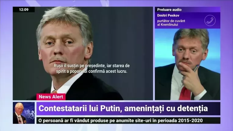Kremlinul ii ameninta cu inchisoarea pe politicienii care ii cer demisia lui Putin