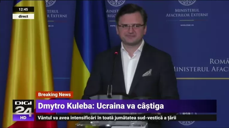Kuleba: Voi ne dati tot ceea ce avem nevoie, iar noi il invingem pe Putin in Ucraina
