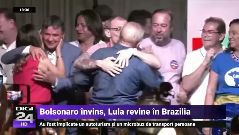 Lula da Silva l-a invins pe Jair Bolsonaro si redevine presedinte al Braziliei