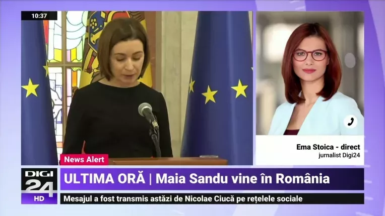 Maia Sandu, vizita in Romania. Va fi primita de Klaus Iohannis la Cotroceni