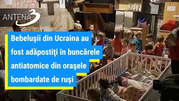 Maternitate de langa Kiev, bombardata de rusi. Bebelusii sunt adapostiti in buncare