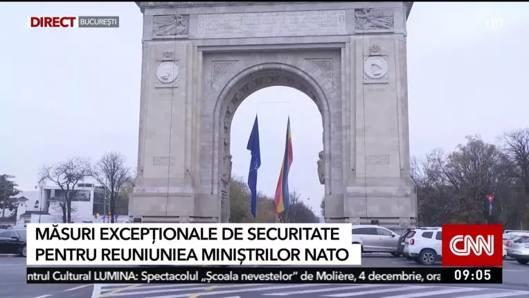 Ministrii de externe din tarile NATO, la Bucuresti. Masuri de securitate la cel mai inalt nivel