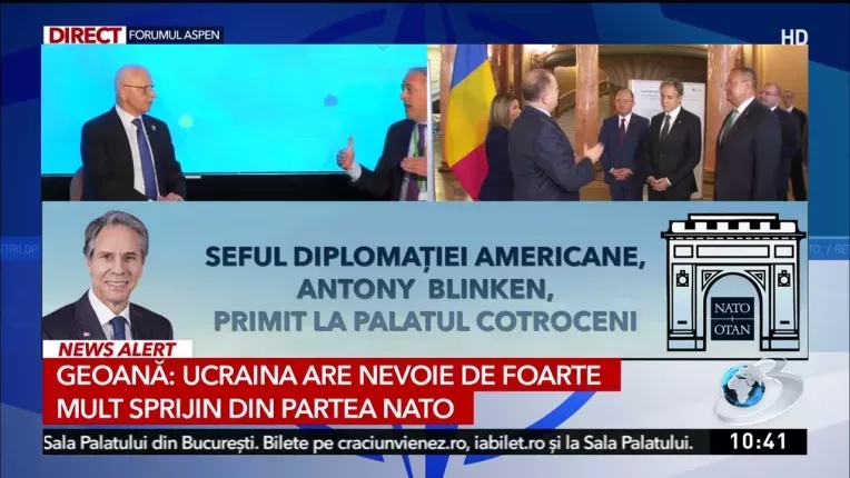 Mircea Geoana: Ne asiguram ca riscul unei escaladari a conflictului NATO - Rusia ramane scazut