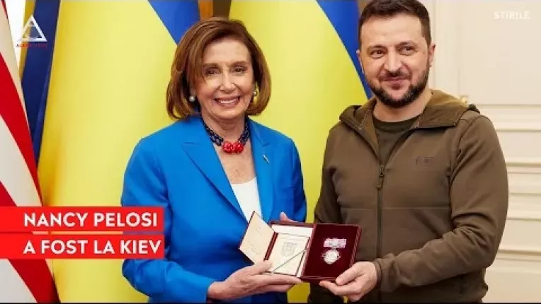 Nancy Pelosi a mers la Kiev