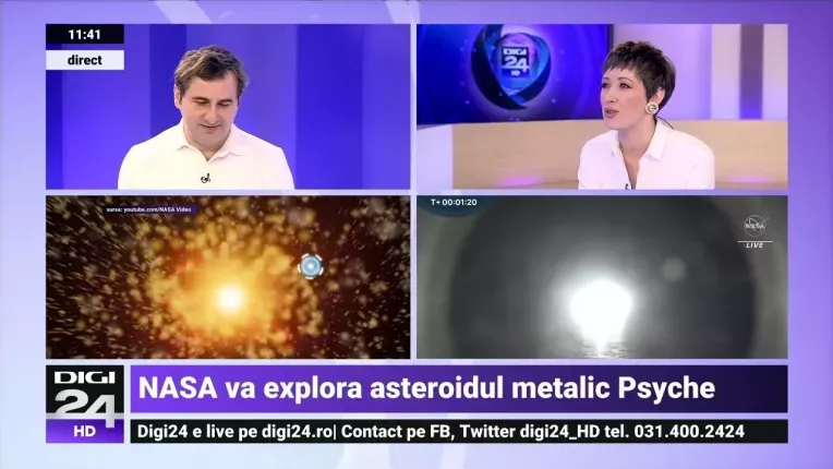 NASA va explora asteroidul metalic care are un diametru de 226 de kilometri