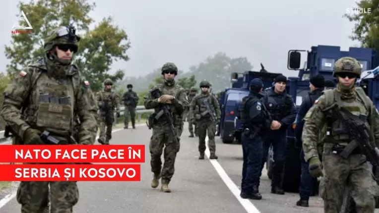 NATO e gata sa intervina in tensiunile Serbia - Kosovo