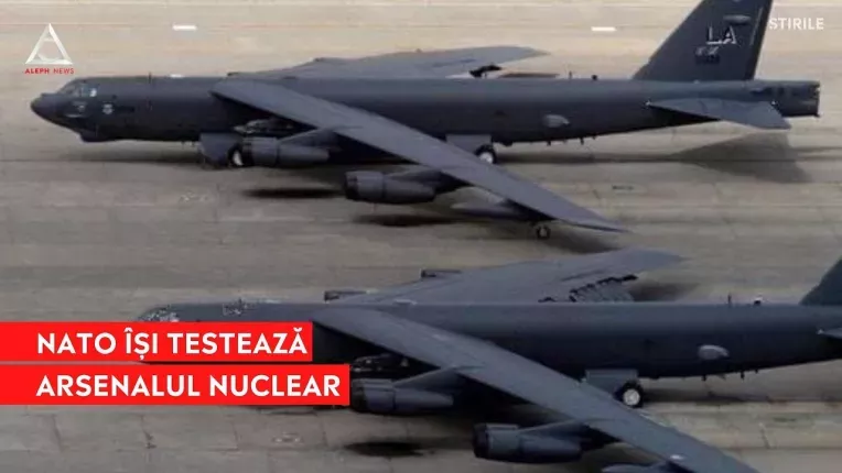 NATO isi testeaza astazi arsenalul nuclear