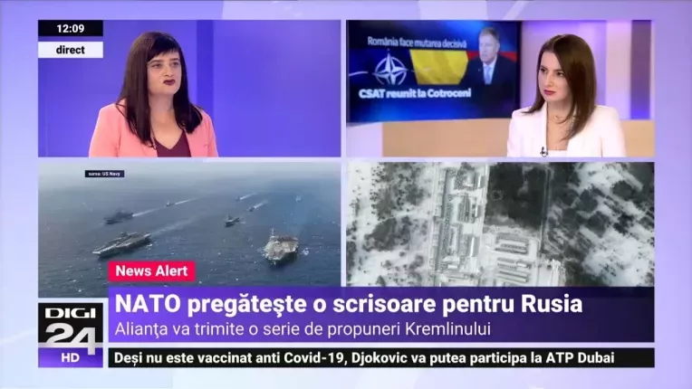 NATO va trimite Kremlinului o propunere scrisa. Cileacu: Ce face NATO e sa apere si sa descurajeze