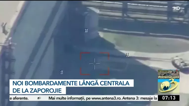Noi bombardamente la Zaporojie. Rusia si Ucraina se acuza reciproc