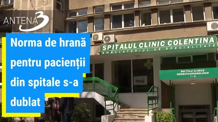 Norma de hrana pentru pacientii din spitale s-a dublat