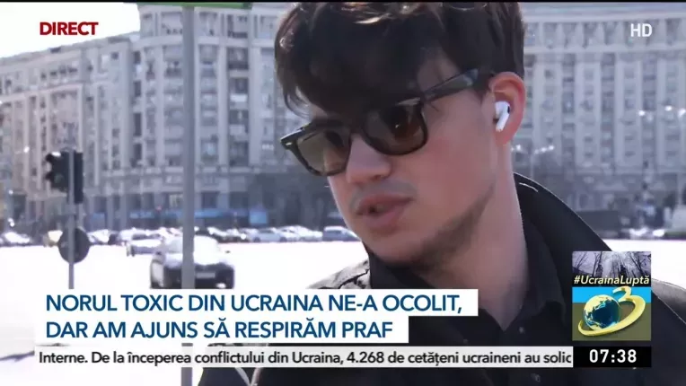 Norul toxic din Ucraina ne-a ocolit, dar am ajuns sa respiram praf. 