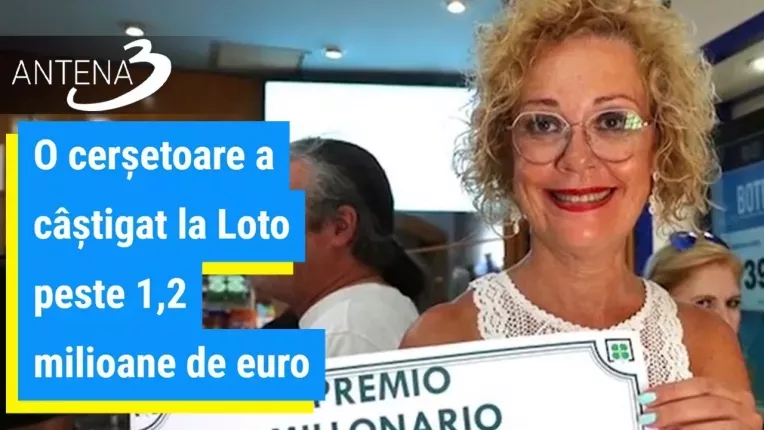 O cersetoare a castigat la Loto peste 1,2 milioane de euro