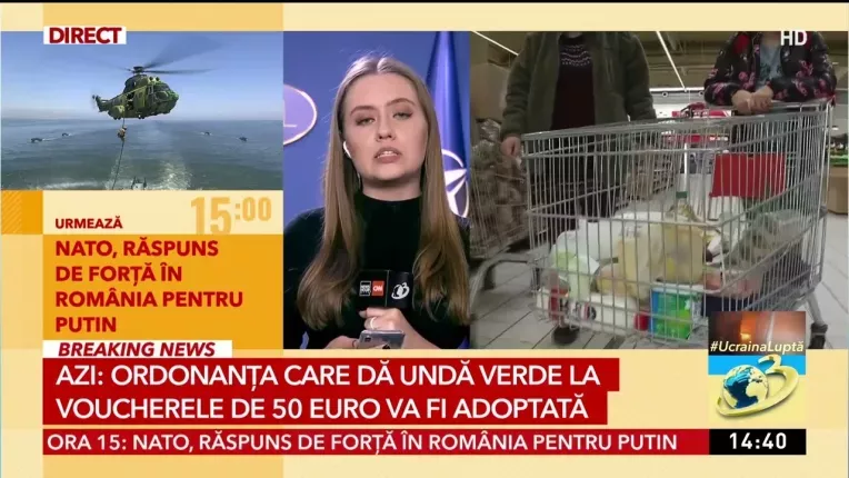 Ordonanta pentru voucherele de 50 de euro, adoptata astazi de Guvern