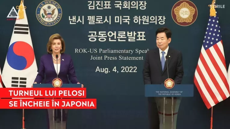 Pe aeroportul din Seul, nicio delegatie n-a intampinat-o pe Pelosi