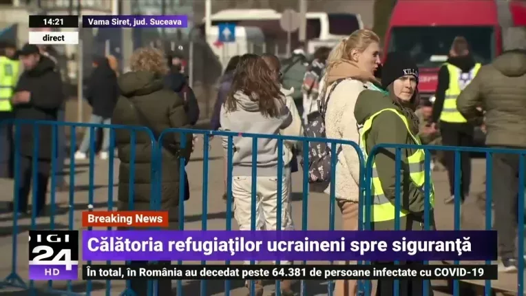 Peste 2,5 milioane de ucraineni au fugit din tara lor de la invazia Rusiei