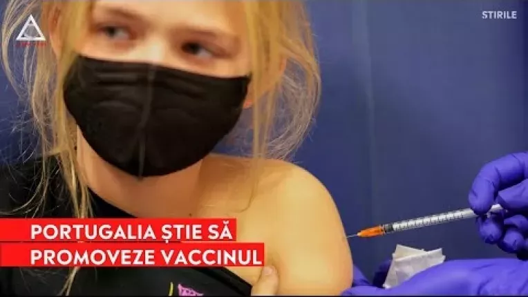 Portugalia si-a vaccinat aproximativ 86% din populatie cu schema completa