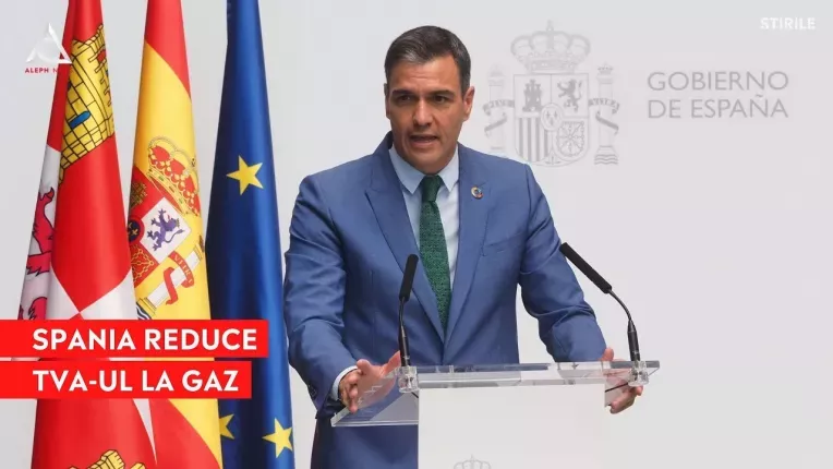 Premierul spaniol Pedro Sanchez anunta o reducere a TVA-ului la gaz de la 21% la 5%