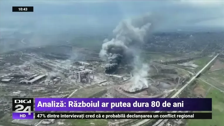 Previziune sumbra: Razboiul din Ucraina ar putea dura intre 50 si 80 de ani