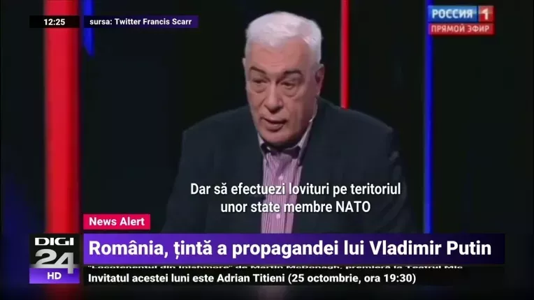 Propagandistul Soloviov vrea ca Rusia sa bombardeze Romania pentru ca ajuta Ucraina