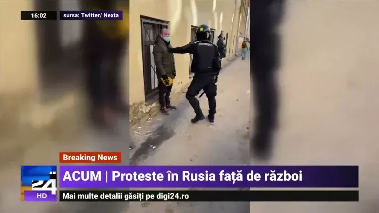 Proteste in Rusia. Oamenii au iesit in strada in aproape 50 de orase
