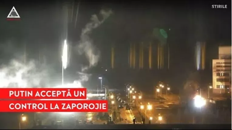 Putin a convenit cu Macron un control international la Zaporojie