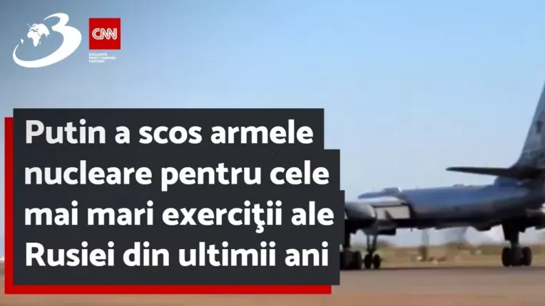Putin a scos armele nucleare pentru cele mai mari exercitii ale Rusiei din ultimii ani