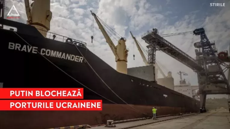 Putin blocheaza porturile ucrainene