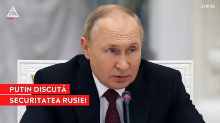 Putin discuta securitatea Rusiei