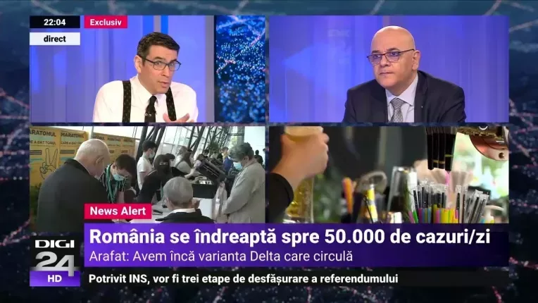 Raed Arafat explica unde si cand este valabil certificatul verde cu doua sau cu trei doze de vaccin