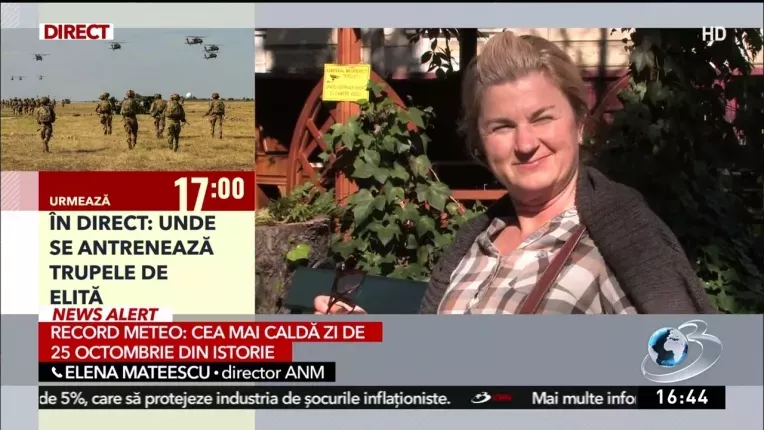 Record meteo. Cea mai calda zi de 25 octombrie