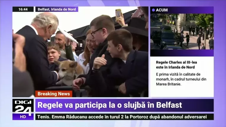 Regele Charles al III-lea si Camilla viziteaza Irlanda de Nord