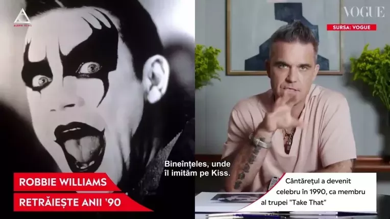 Robbie Williams retraieste anii '90