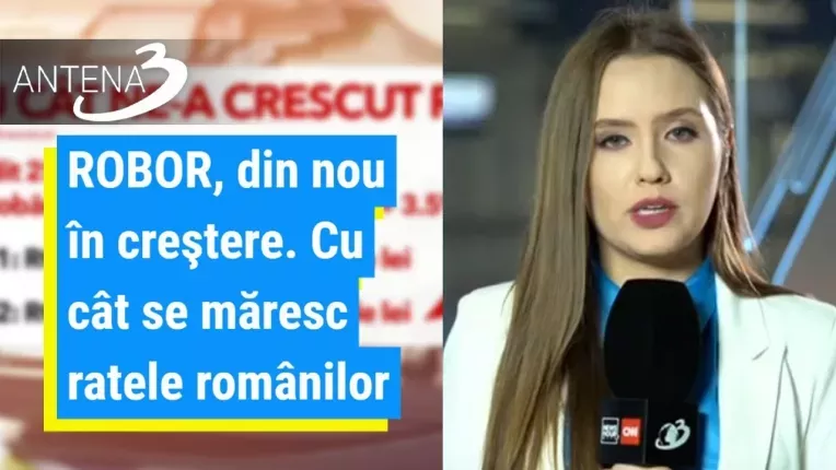 ROBOR, din nou in crestere. Cu cat se maresc ratele romanilor