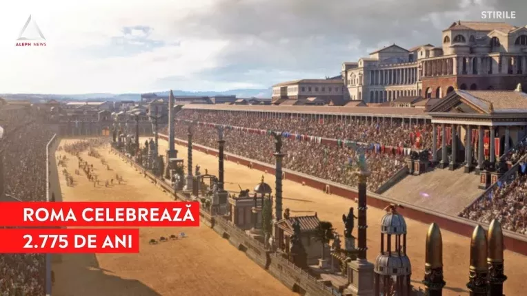 Roma a implinit 2.775 de ani. Peste 10.000 de oameni au participat la parada