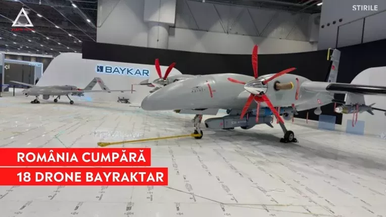 Romania cumpara 18 drone Bayraktar