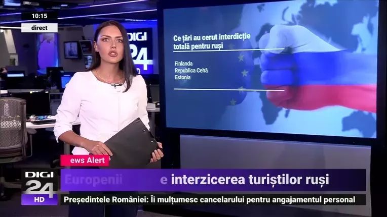 Romania sustine suspendarea acordarii vizelor pentru rusii care calatoresc in UE