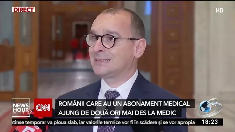 Romanii care au un abonament medical ajung de doua ori mai des la medic