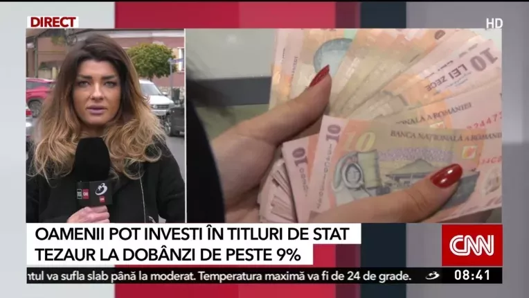 Romanii pot investi, de astazi, in titluri de stat, cu dobanzi mai mari decat in octombrie