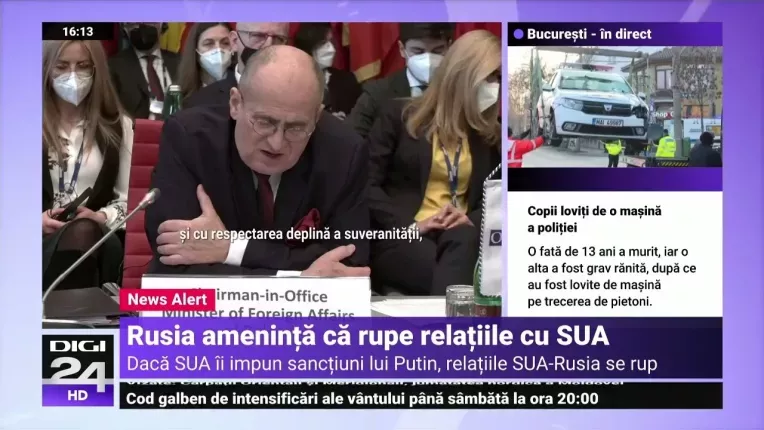 Rusia avertizeaza ca va rupe relatiile diplomatice cu SUA daca americanii vor impune sanctiuni