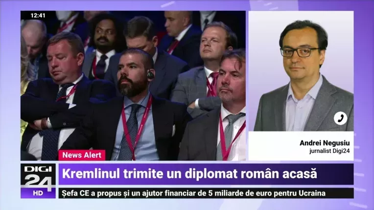 Rusia declara "persona non grata" inca un diplomat roman si il expulzeaza