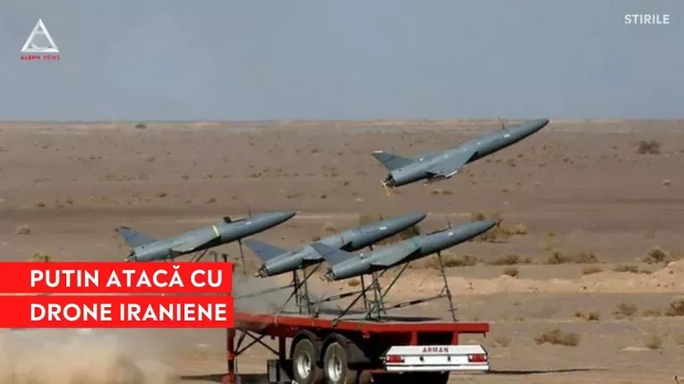 Rusia intensifica atacurile folosind drone kamikaze iraniene