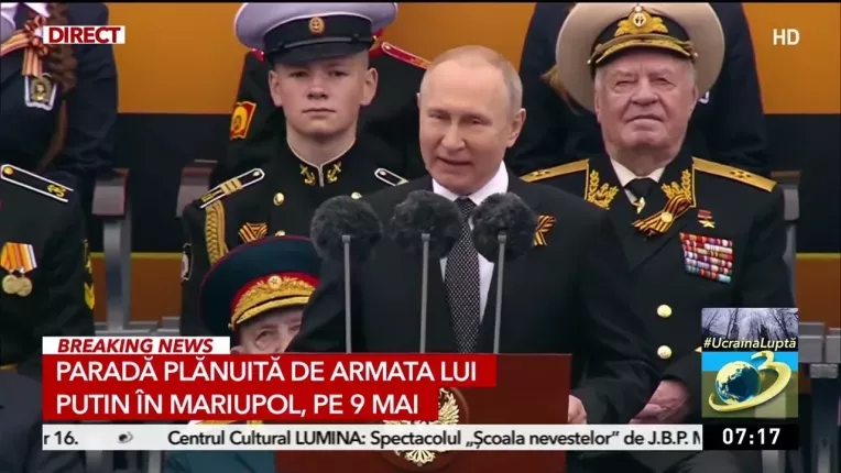Rusia planuieste o parada militara in Mariupol, pe 9 mai