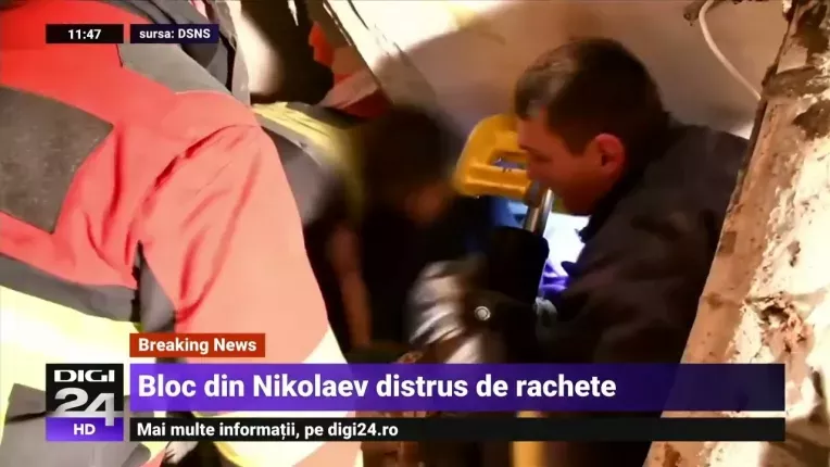 Rusii au atacat Kievul cu drone kamikaze si au lovit Nikolaev cu rachete
