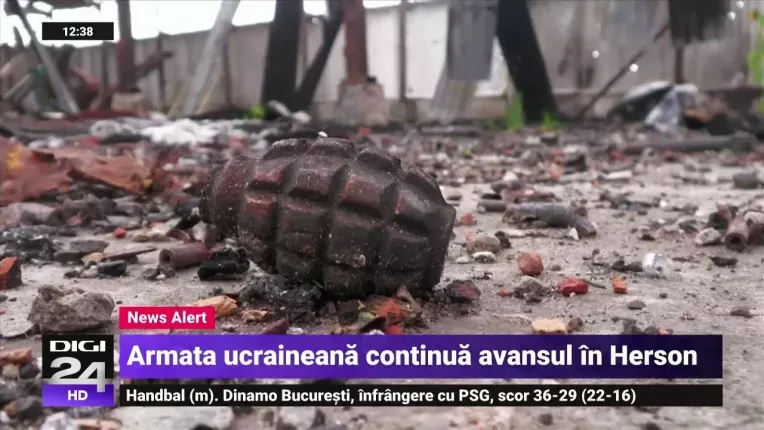 Rusii au luat din Herson statui si ramasitele lui Grigori Potemkin. Ucrainenii continua avansul