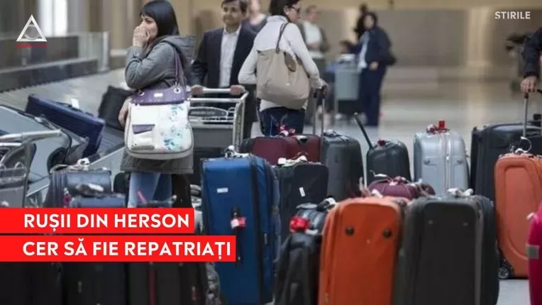 Rusii din Herson cer sa fie repatriati