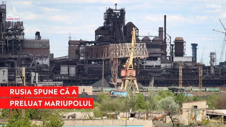 Rusii se lauda cu cea mai mare victorie de la inceputul razboiului: teritoriul fabricii Azovstal