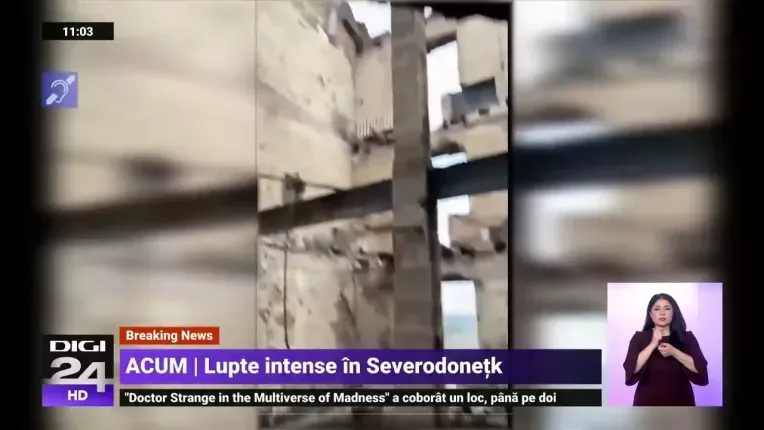 Scene de lupta din Severodonetk, orasul asediat de rusi